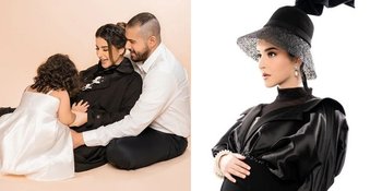 Maternity Shoot Tasya Farasya Tampil Glamor Ditemani Suami dan Baby Lily, Makin Glowing Cantik di Kehamilan Anak Kedua