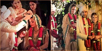 Megah dan Syahdu di Pernikahan Dia Mirza-Sahil Sangha
