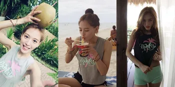Minum Es Degan Pakai Celana Gemas, Liburan Asyik Jaekyung Rainbow