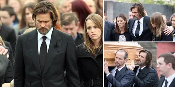 Momen Sedih Saat Jim Carrey Menangis di Depan Jenazah Sang Mantan