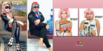 Ngakak, Foto-Foto Kocak Allan Wangsa Memparodikan Gaya Selebritis