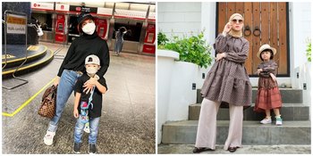 Ngehits Bersama, Ini 9 Potret Nycta Gina Kembaran Tema Baju Bareng Anak-Anaknya
