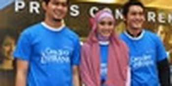 Nuansa Biru di Preskon CINTA SUCI ZAHRANA