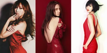 Artis Cantik Korea Ketika Memakai Gaun Berwarna Merah Ouch Seksi