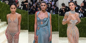 Parade Busana Transparan di Met Gala 2021, 10 Artis Cantik Ini Nyaris Muncul Tanpa Busana