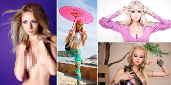 Parade Gaya Barbie Hidup Valeria Lukyanova Saat Jadi Model