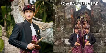 Pesona Antonio Blanco Jr Pakai Baju Adat Bali, Sebut Dirinya Bali Premium