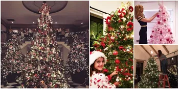 Pohon Natal Para Seleb Dunia, Membuat Christmas Makin Berkilau