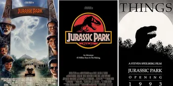 Poster Jurassic Park Yang Dibuang Steven Spielberg