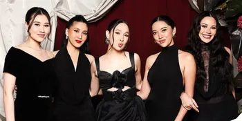 7 Potret Aaliyah Massaid Kondangan, Satu Circle Tampil Elegan dan Positive Vibes