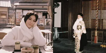 7 Potret Agnez Mo Liburan di Jepang, Jajal Pakai Kimono - Tampil Kasual Swag