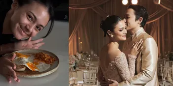 Potret Amanda Rawles Masak Sarapan Pagi Sehat Buat Suami Tercinta