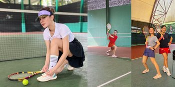Potret Astrid Tiar Rajin Tennis, Niat Belajar Bareng Pelatih Karena Penasaran