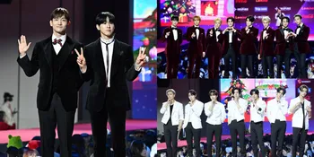 Potret Boygroup K-Pop dari Generasi 2 Hingga Generasi 5 di Red Carpet SBS Gayo Daejeon 2023