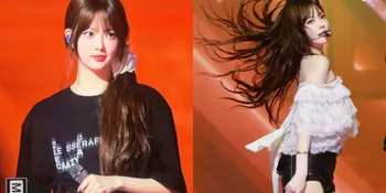 7 Potret Cantik Eunchae LE SSERAFIM saat Konser Curi Perhatian, Visualnya Sukses Rebut Hati Fans