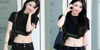 7 Potret Cantik Han So Hee di Bandara saat Akan Hadiri Fan Meeting, Visualnya Bikin Pria Terhipnotis 