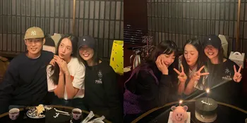 Potret Cantik Krystal Jung Saat Rayakan Ulang Tahunnya Bareng CEO ADOR Min Hee Jin