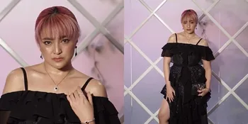 Potret Cantik Marshanda dengan Rambut Warna Pink di Resepsi Luna Maya dan Maxime Bouttier