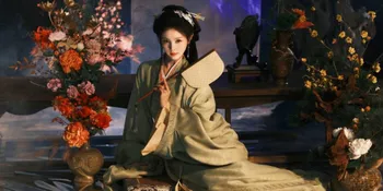 Potret Cantik Tian Xiwei di Drama China Terbaru Where the Mask Ends, Visual Attack yang Bikin Jantung Copot