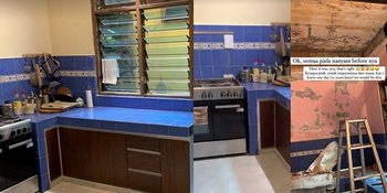 Potret Dapur Sederhana Rumah Eross SO7, Renovasi Rumah Berusia 25 Tahun - Padukan Klasik dan Modern