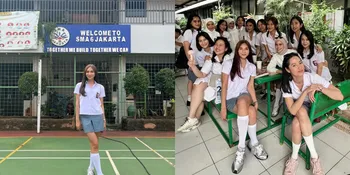 Potret Dena Rachman Pakai Seragam SMA, Kenang Masa Sekolah 20 Tahun yang Lalu
