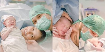 Potret Detik-detik Kelahiran Anak Kedua Bunga Jelitha - Syamsir Alam, Bayi Cowok Ganteng!
