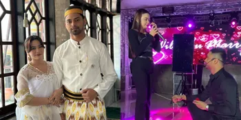 Potret Detik-Detik Lady Rara Dilamar Kekasih di Atas Panggung, Bertepatan Dengan Momen Ultah