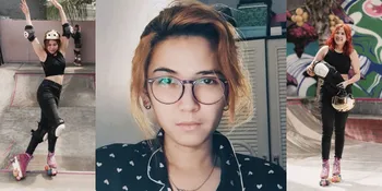 Potret Dinda Kanyadewi yang Lama Tak Terdengar Kabarnya, Kini Tampil Dengan Gaya Rambut Baru - Hobi Main Sepatu Roda