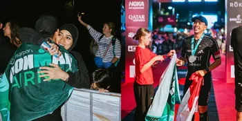 Potret Ditto Suami Ayudya Bing Slamet Tuntaskan Triathlon di Australia, Bangga Banget Ditemenin Istri dan Anak
