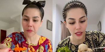 Potret DJ Katty Butterfly Pakai Daster atau Piyama Saat Mukbang, Tak Pernah Lupa Ucap Bismillah