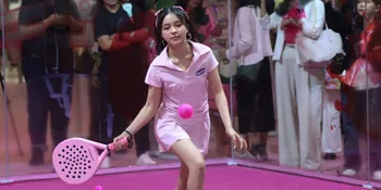 Potret Eca Aura Main Padel, Terapkan Gaya Hidup Sehat