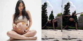 Potret Estelle Linden Aktif Yoga Kala Hamil Besar, Netizen: Hati-hati, yang Lihat Ngilu
