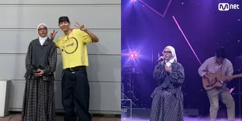 Potret Feby Putri Tampil Perdana di Program Musik Korea, Duet Bareng Rapper Loco