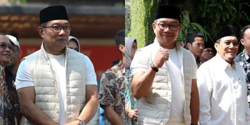 Potret Gaya Casual Ridwan Kamil Dengan Vest Parasut Jadi Sorotan