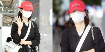 Potret 'Human Fendi' Song Hye Kyo Berangkat ke Paris, Gaya Casual Pakai Masker - Aura Cantik dan Mahal Tetap Jelas Terlihat