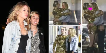 Potret Intim & Hot Miley Cyrus - Stella Maxwell Saat Ciuman Mesra