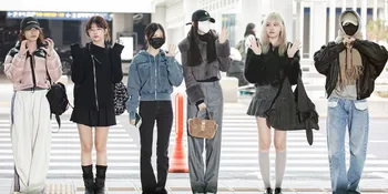 Potret IVE di Bandara Incheon Sebelum Terbang ke Indonesia Buat GDA, Jang Wonyoung dan Ahn Yujin Tutupi Kecantikan
