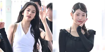 Potret IVE di Bandara Menuju Indonesia, Semua Bening Banget dan Leeseo Lucu Bawa Boneka