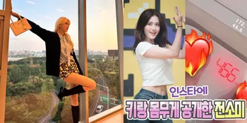 Potret Jeon Somi yang Tubuh Ramping dan Kaki Jenjangnya Curi Perhatian, Perbandingan Tinggi dan Berat Badan Bikin Netizen Terkejut
