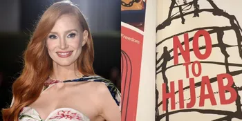 Potret Jessica Chastain yang Dapat Hujatan dari Muslim Karena Postingan Terkait No Hijab