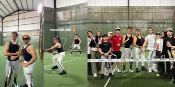 Potret Keluarga Gen Halilintar Main Padel Bareng Harris J, Seru Banget