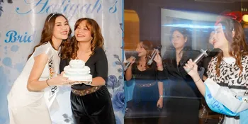 Potret Keseruan Bridal Shower Aaliyah Massaid yang Diunggah Amel Carla, Yuki Kato 'Mupeng' Makan Kue