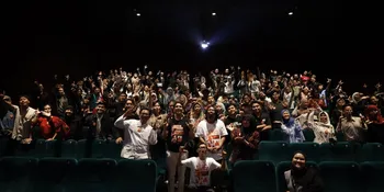 Potret Keseruan Movieverse Nonton Bareng Film 'BAPAK PALING JUJUR'