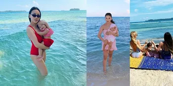 Potret Kezia Toemion Menantu Mayangsari Hot Berbikini di Pantai, Liburan Santai Bareng Istri Panji Trihatmodjo