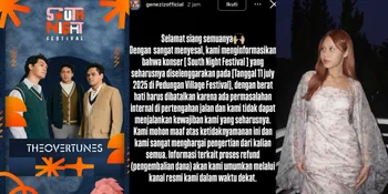 Potret Kompak Nadin Amizah dan The Overtunes Umumkan Batal Tampil di Bali