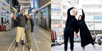 Potret Liburan Romantis Cut Meyriska dan Roger Danuarta Di Korea Selatan, Dansa Mesra Di Bawah Hujan Salju