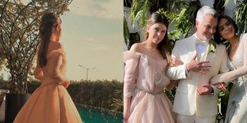 Potret Manuela Putri Sophia Latjuba di Pernikahan Sang Ayah, Cantik Bergaun Ala Bangsawan
