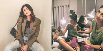 Potret Nadila Ernesta Saat Bikin Tato, Mama Cantik Cool Banget dengan Gambar-Gambar Kecil di Pundaknya
