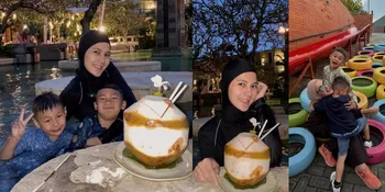Potret Paula Verhoeven Happy Liburan Bareng Anak di Resort Mewah Bali, Cari Flamingo Demi Anak