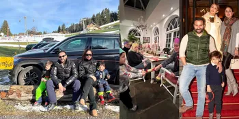 Potret Perayaan Natal Kareena Kapoor, Liburan Seru di Eropa - Saif Jadi Gitaris Dadakan